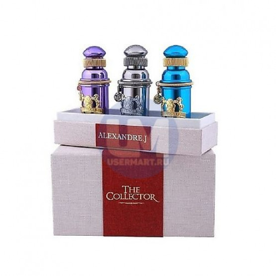 Alexandre J The Collector Set Iris Violet+Mandarine Sultane+Argentic парфюмерная вода 3*8 мл набор