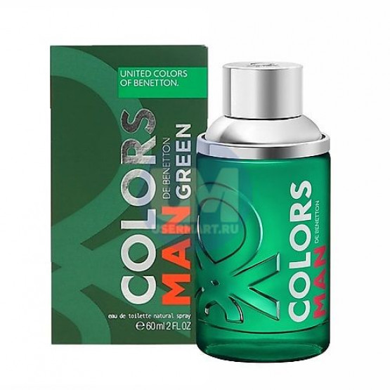 Benetton Colors Man Green туалетная вода 60 мл