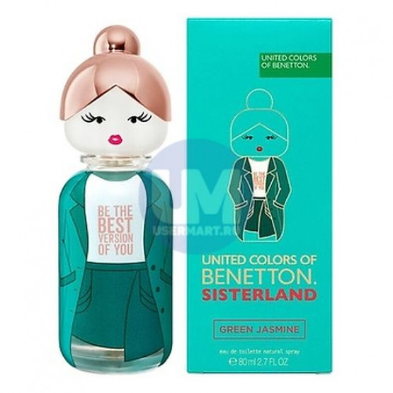 Benetton Sisterland Green Jasmin туалетная вода 80 мл