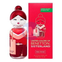 Benetton Sisterland Red Rose туалетная вода 80 мл тестер