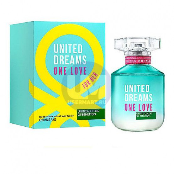 Benetton United Dreams One Love For Her туалетная вода 80 мл тестер
