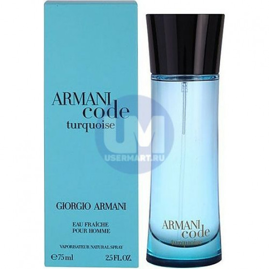 Giorgio Armani Code Turquoise Eau Fraiche Pour Homme туалетная вода 75 мл тестер