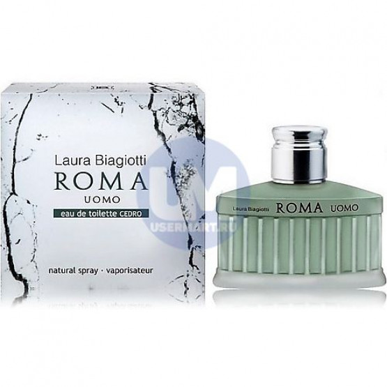 Laura Biagiotti Roma Uomo Eau De Toilette Cedro туалетная вода 75 мл тестер