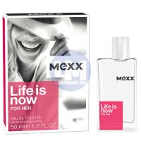 Mexx Life Is Now For Women туалетная вода 50 мл тестер
