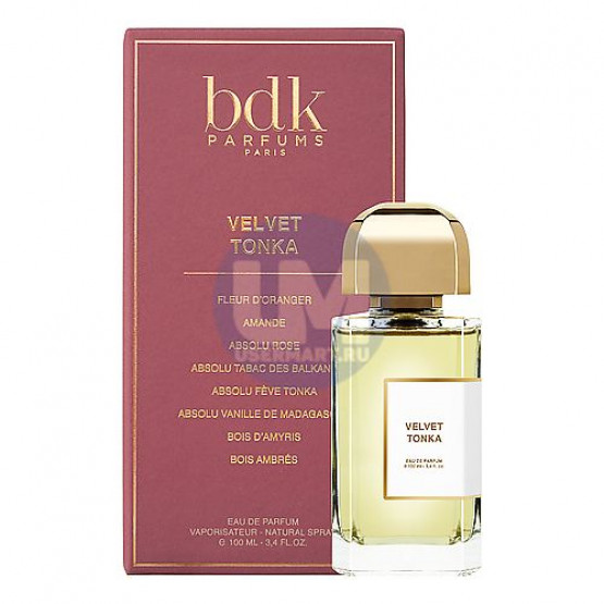 Parfums Bdk Paris Velvet Tonka парфюмерная вода 10 мл