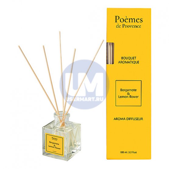 Poemes De Provence Bergamote & Lemon Flower ароматический диффузор 100 мл