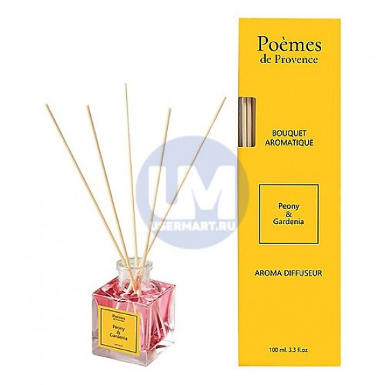 Poemes De Provence Peony & Gardenia ароматический диффузор 100 мл