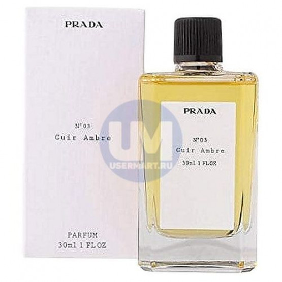 Prada №3 Cuir Ambre туалетная вода 100 мл тестер
