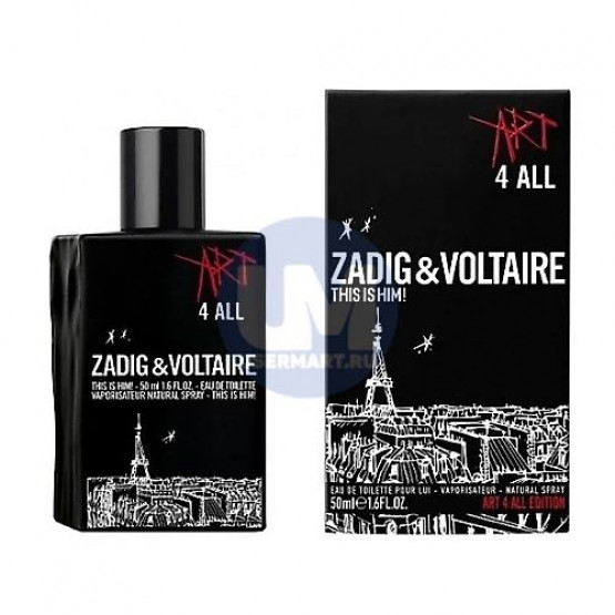 Zadig & Voltaire This Is Him Art 4 All туалетная вода 50 мл