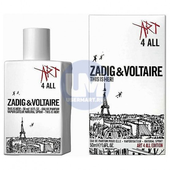 Zadig & Voltaire This Is Her Art 4 All парфюмерная вода 50 мл тестер