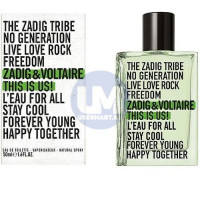 Zadig & Voltaire This Is Us! L'eau For All туалетная вода 50 мл