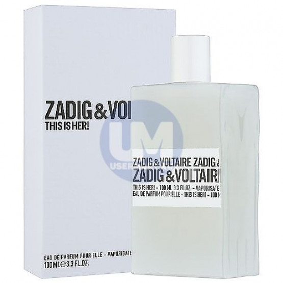 Zadig & Voltaire This Is Her парфюмерная вода 50 мл набор+косметичка